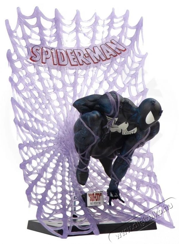 McFarlane Marvel - Black Suit Spider-Man w/CH H&aacute;ztart&aacute;s / Otthon / K&uuml;lt&eacute;r - J&aacute;t&eacute;k / Sport - J&aacute;t&eacute;kfigura - 531938