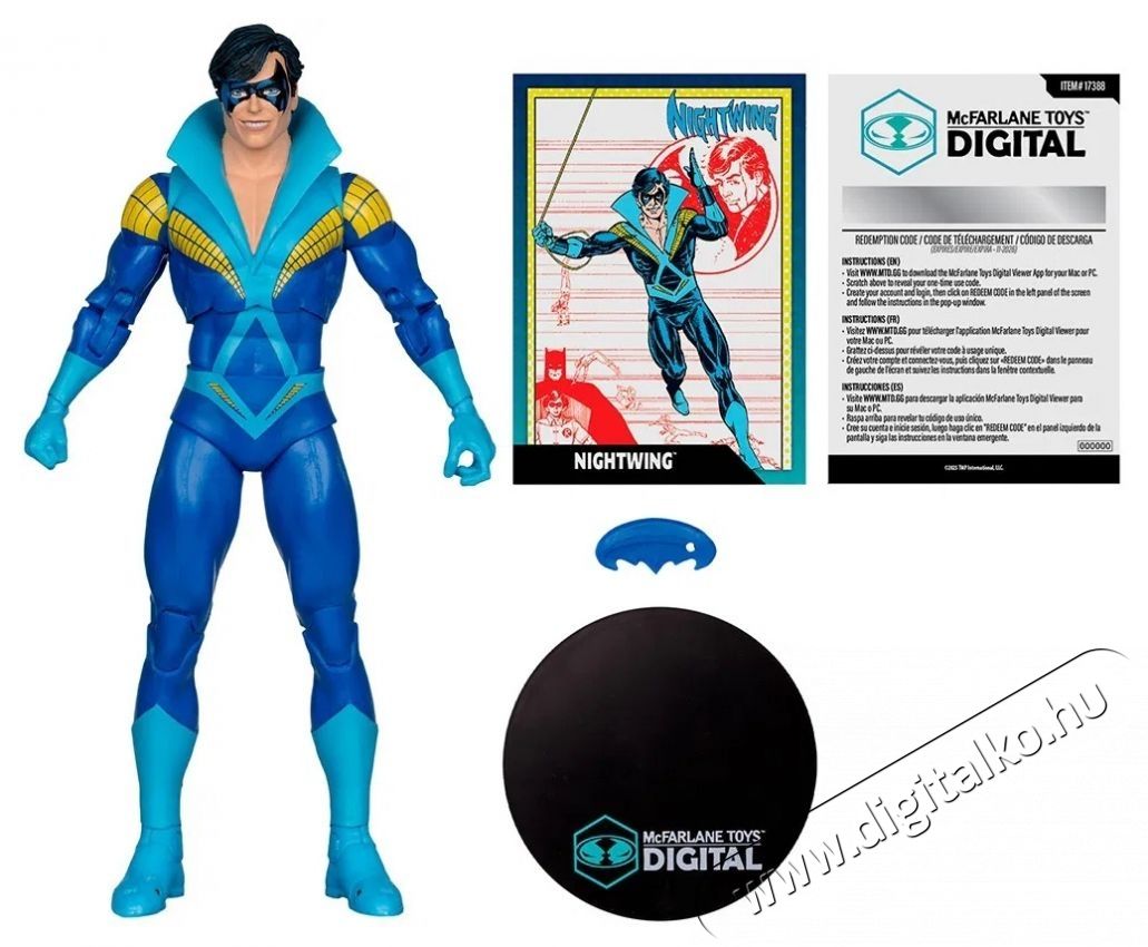 McFarlane DC - Nightwing (Teen Titans) H&aacute;ztart&aacute;s / Otthon / K&uuml;lt&eacute;r - J&aacute;t&eacute;k / Sport - J&aacute;t&eacute;kfigura - 531960