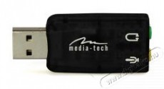Media-Tech MT5101 USB hangkártya Iroda és számítástechnika - Számítógép tartozék - Hangkártya - 378855