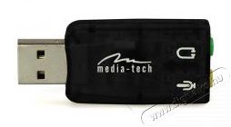 Media-Tech MT5101 USB hangkártya Iroda és számítástechnika - Számítógép tartozék - Hangkártya - 378855