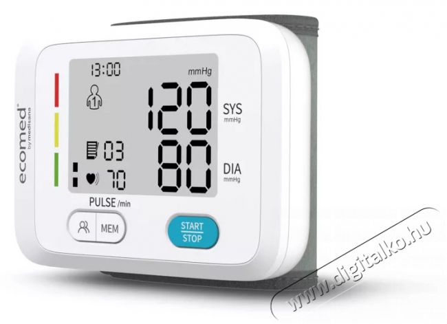 Medisana Ecomed BW-83E csuklós vérnyomásmérő Szépségápolás / Egészség - Vérnyomásmérő - Csukló vérnyomásmérő - 501957