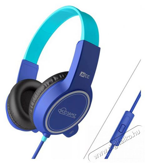 MEE AUDIO KIDJAMZ KJ35 limitált hangnyomással és mikrofonnal hallást védő gyerek fejhallgató - kék Audio-Video / Hifi / Multimédia - Fül és Fejhallgatók - Fejhallgató - 444951