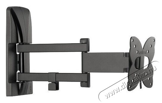 Meliconi Slimstyle 200 SDR (480851) dupla karos dönthető forgatható fali konzol Tv kiegészítők - Fali tartó / konzol - Fali tv tartó - 333433