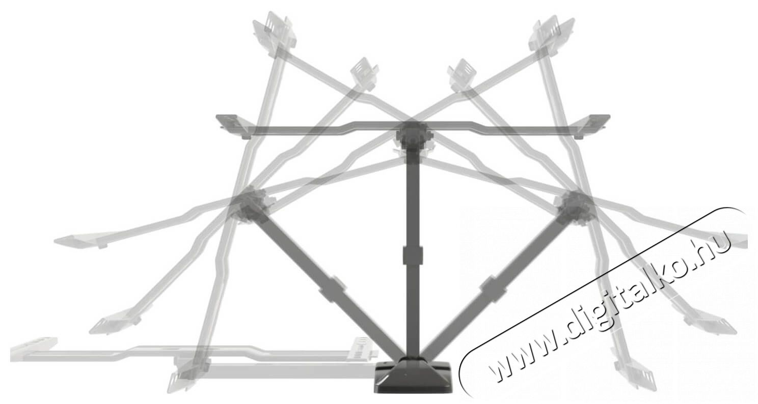 Meliconi Slimstyle 400 SR karos dönthető forgatható VESA 400 TV fali konzol Újdonságok - Új termékek - 333438