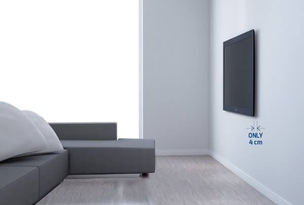 Meliconi Slimstyle 600 SR karos dönthető forgatható VESA 600x400 TV fali konzol Tv kiegészítők - Fali tartó / konzol - Fali tv tartó - 333440