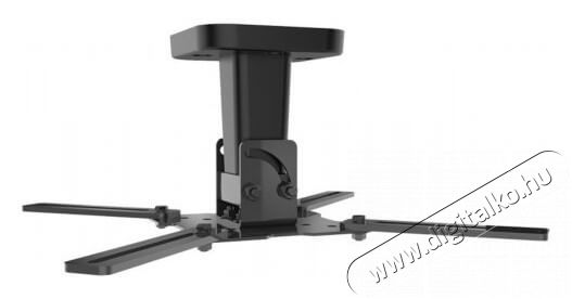 Meliconi Pro 100 fekete mennyezeti projektor tartó konzol Tv kiegészítők - Fali tartó / konzol - Mennyezeti projektor tartó - 333430