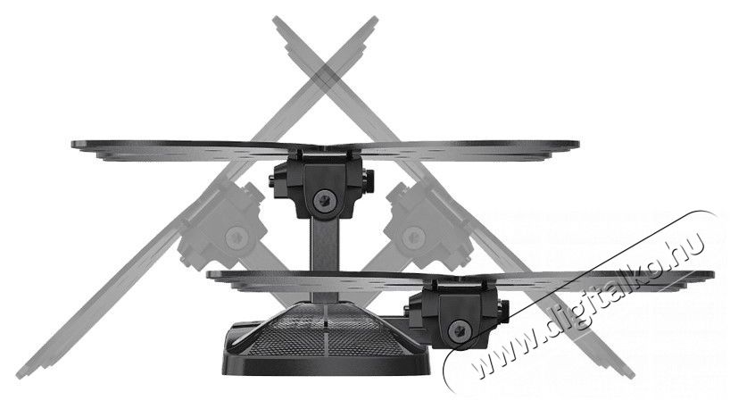 Meliconi SlimStyle Plus 200ST 26-45 VESA 200x200 dönthető, forgatható fali konzol Tv kiegészítők - Fali tartó / konzol - Fali készülék tartó - 379688
