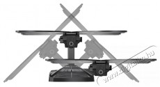 Meliconi SlimStyle Plus 200ST 26-45 VESA 200x200 dönthető, forgatható fali konzol Tv kiegészítők - Fali tartó / konzol - Fali készülék tartó - 379688