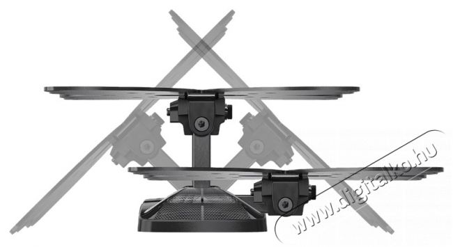 Meliconi SlimStyle Plus 200ST 26-45 VESA 200x200 dönthető, forgatható fali konzol Tv kiegészítők - Fali tartó / konzol - Fali készülék tartó - 379688