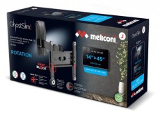 Meliconi Slimstyle Plus 200SR FB 14-45 karos fali TV konzol Tv kiegészítők - Fali tartó / konzol - Fali tv tartó - 507119