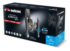 Meliconi SlimStyle Plus 200ST Fast Block 26- 45 fali konzol Tv kiegészítők - Fali tartó / konzol - Fali tv tartó - 507404