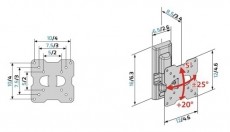 Meliconi Flatstyle FTR100 DW 14 Tv kieg&eacute;sz&iacute;tők - Fali tart&oacute; / konzol - Fali tv tart&oacute; - 514206