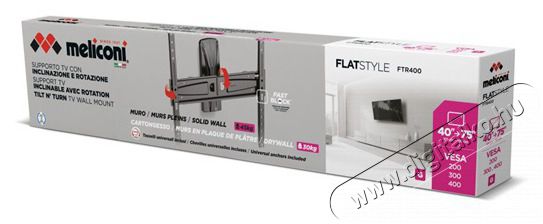 Meliconi Flatstyle FTR400 DW 40 Tv kieg&eacute;sz&iacute;tők - Fali tart&oacute; / konzol - Fali tv tart&oacute; - 514208