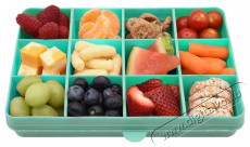 Melii Snackle Box snack doboz, kék-zöld Konyhai termékek - Edény - Ételtároló - 527481
