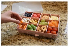 Melii Snackle Box uzsonnás doboz, rózsaszín Konyhai termékek - Edény - Ételtároló - 527486