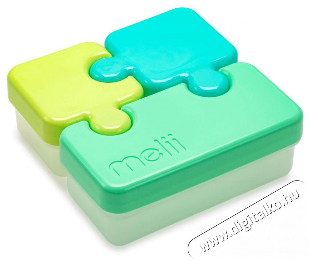 Melii uzsonn&aacute;s doboz Puzzle z&ouml;ld, lime, k&eacute;k Konyhai term&eacute;kek - Ed&eacute;ny - &Eacute;telt&aacute;rol&oacute; - 529745