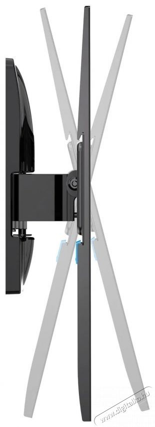 Meliconi 480877 EXTRA 400 TILT N TURN CG TV tart&oacute; konzol Tv kieg&eacute;sz&iacute;tők - Fali tart&oacute; / konzol - Fali tv tart&oacute; - 531969