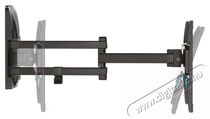 Meliconi 480989 SlimStyle Plus 200 SDR TV tart&oacute; konzol Tv kieg&eacute;sz&iacute;tők - Fali tart&oacute; / konzol - Fali tv tart&oacute; - 531976