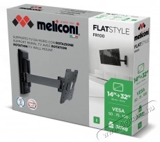 Meliconi FlatStyle ER100 TV tart&oacute; konzol Tv kieg&eacute;sz&iacute;tők - Fali tart&oacute; / konzol - Fali tv tart&oacute; - 531975