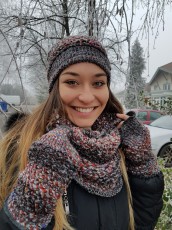 Merci Madame 16M004 Giboulée ujjatlan kesztyű Újdonságok - Legfrissebb termékek - 309951