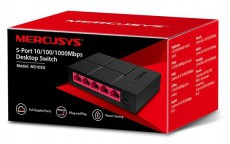 Mercusys MS105G 5port 10/100/1000Mbps nem menedzselhető asztali Switch Iroda és számítástechnika - Hálózat - Switch - 396507