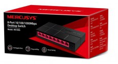 Mercusys MS108G 8port 10/100/1000Mbps nem menedzselhető asztali Switch Iroda és számítástechnika - Hálózat - Switch - 396543