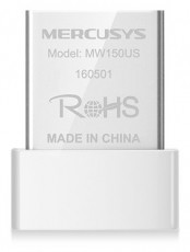 Mercusys MW150US 150Mbps Vezeték nélküli Nano USB Adapter Háztartás / Otthon / Kültér - Világítás / elektromosság - Hálózati elosztó / hosszabbító / adapter - 448228