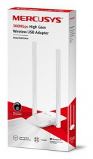 Mercusys MW300UH 300Mbps High Gain Vezeték nélküli USB Adapter Iroda és számítástechnika - Hálózat - Vezeték nélküli adapter - 448042