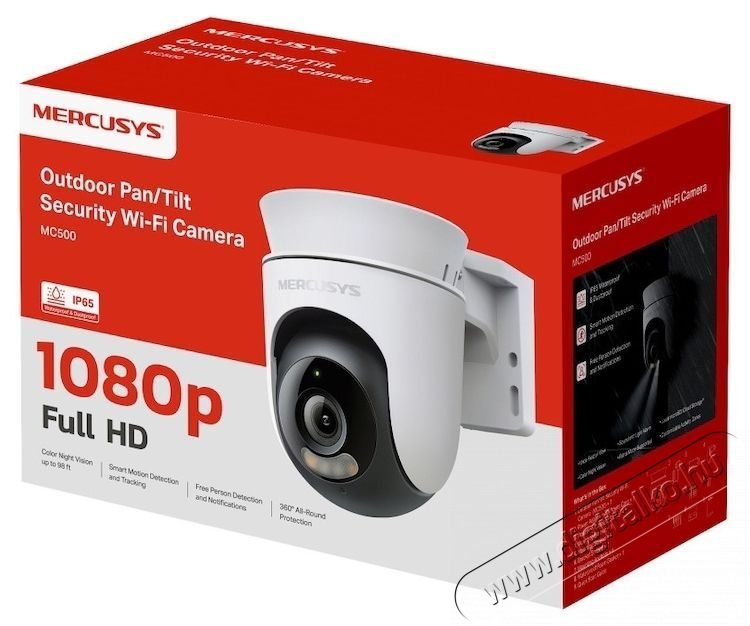 Mercusys MC500 vezet&eacute;k n&eacute;lk&uuml;li t&eacute;rfigyelő kamera H&aacute;ztart&aacute;s / Otthon / K&uuml;lt&eacute;r - Biztons&aacute;gtechnika - Biztons&aacute;gi kamera - 531344