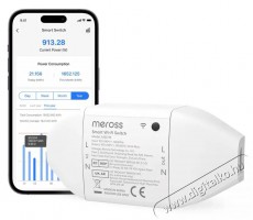 Meross Smart Wi-Fi Switch - Újdonságok - Új termékek - 521614