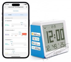 Meross Smart Temperature and Humidity Sensor MS130-EU Háztartás / Otthon / Kültér - Biztonságtechnika - Kiegészítő - 519545