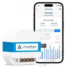 Meross Smart Wi-Fi In-Wall Switch Neutral Wire Required Háztartás / Otthon / Kültér - Okos otthon - Okos konnektor - 521606