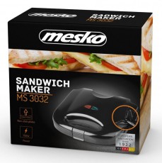 Mesko MS3032 szendvicssütő Konyhai termékek - Konyhai kisgép (sütés / főzés / hűtés / ételkészítés) - Melegszendvics / gofri sütő - 336267