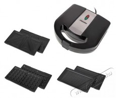 Mesko MS3045 Szendvicssütő 3IN1 Konyhai termékek - Konyhai kisgép (sütés / főzés / hűtés / ételkészítés) - Melegszendvics / gofri sütő - 373391