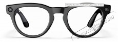 META Ray-Ban Meta Headline Shiny Black Clear Mobil / Kommunik&aacute;ci&oacute; / Smart - VR virtu&aacute;lis szem&uuml;veg - 521640