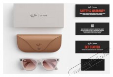 META RAY-BAN Meta Skyler (Standard) Smart Glasses - Shiny Chalky Gray, Transitions Sapphire Mobil / Kommunikáció / Smart - VR virtuális szemüveg - 521636