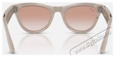 META RAY-BAN Meta Skyler (Standard) Smart Glasses - Shiny Chalky Gray, Transitions Sapphire Mobil / Kommunikáció / Smart - VR virtuális szemüveg - 521636