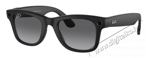 META RAY-BAN Meta Wayfarer Glasses - Matte Black, Polarized Gradient Graphite Mobil / Kommunikáció / Smart - VR virtuális szemüveg - 521625