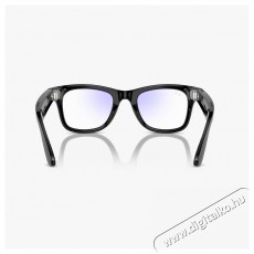 META RAY-BAN Meta Wayfarer (Standard) Smart Glasses - Shiny Black, Clear Mobil / Kommunikáció / Smart - VR virtuális szemüveg - 521631
