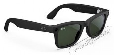 META RAY-BAN Meta Wayfarer (Standard) Smart Glasses - Shiny Black, G15 Green Mobil / Kommunikáció / Smart - VR virtuális szemüveg - 521618