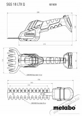 Metabo SGS 18 LTX Q Akkus bokor- &eacute;s fűny&iacute;r&oacute; oll&oacute; (akku n&eacute;lk&uuml;l) H&aacute;ztart&aacute;s / Otthon / K&uuml;lt&eacute;r - K&uuml;lt&eacute;r / kerti term&eacute;k / grill - S&ouml;v&eacute;ny / k&eacute;zi fű &eacute;s lomb v&aacute;g&oacute; - 521652