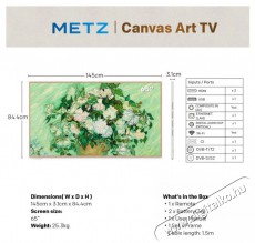 Metz 65MUE7800Z Televíziók - LED televízió - UHD 4K felbontású - 505927
