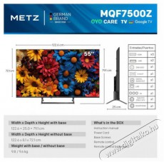 Metz 55MQF7500Z LED TV Televíziók - LED televízió - UHD 4K felbontású - 512088