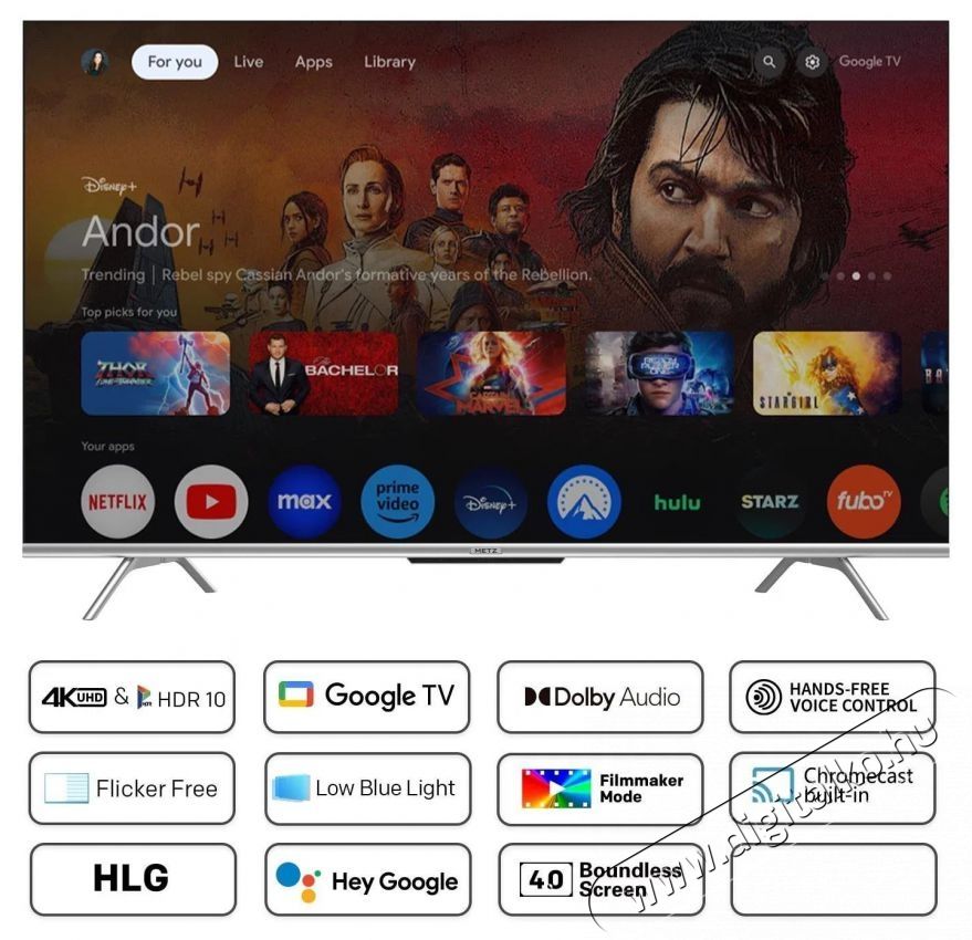 Metz 65MUF7000Z Telev&iacute;zi&oacute;k - LCD telev&iacute;zi&oacute; - 512096