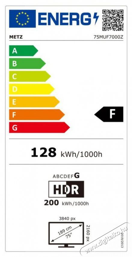 Metz 75MUF7000Z Telev&iacute;zi&oacute;k - LED telev&iacute;zi&oacute; - UHD 4K felbont&aacute;s&uacute; - 512095