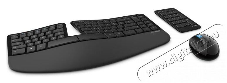 Microsoft Sculpt Ergonomic vezeték nélküli billentyűzet EN + egér (L5V-00021) Iroda és számítástechnika - Billentyűzet / billentyűzet szett - Vezeték nélküli - 321574