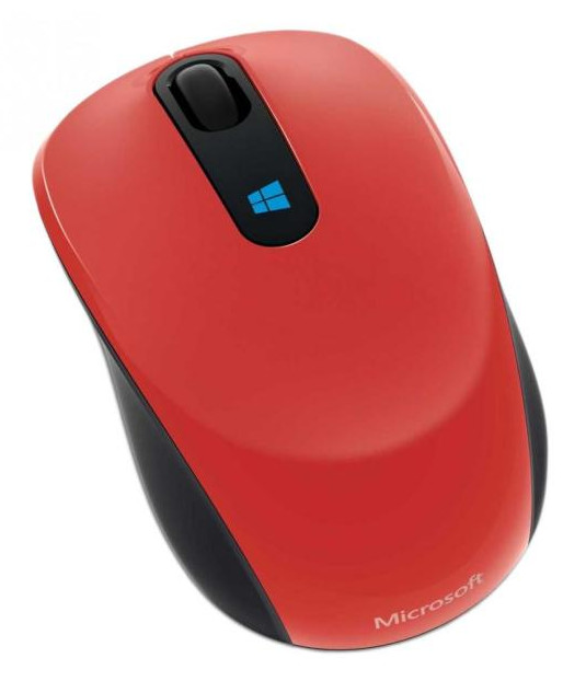 Microsoft Microsoft Sculpt Mobile (43U)  - piros Iroda és számítástechnika - Egér - Vezeték nélküli egér - 312356