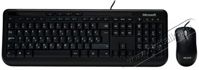 Microsoft Wired Desktop 600 USB billentyűzet HU + egér - fekete Iroda és számítástechnika - Billentyűzet / billentyűzet szett - Vezetékes - 312359