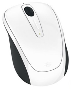 Microsoft Wireless Mobile 3500 wireless notebook egér - fehér Egyéb - Nem forgalmazzuk ! - 312365