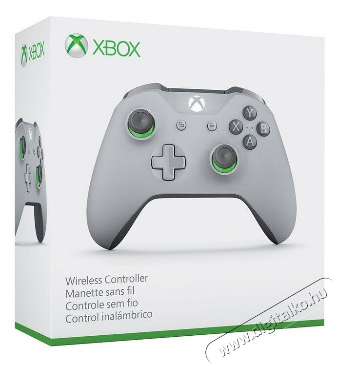 Microsoft Xbox One kontroller wireless controller - szürke/zöld Iroda és számítástechnika - Játék konzol - Kontroller - 330131